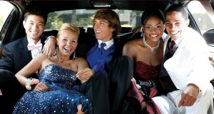 limo for a prom