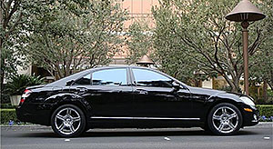 Mercedes S550 exterior