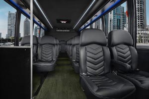 24 Passenger Mini Bus Interior